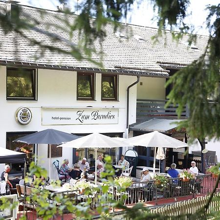 Hotel-Pension Zum Paradies Willingen (Upland) Exterior foto