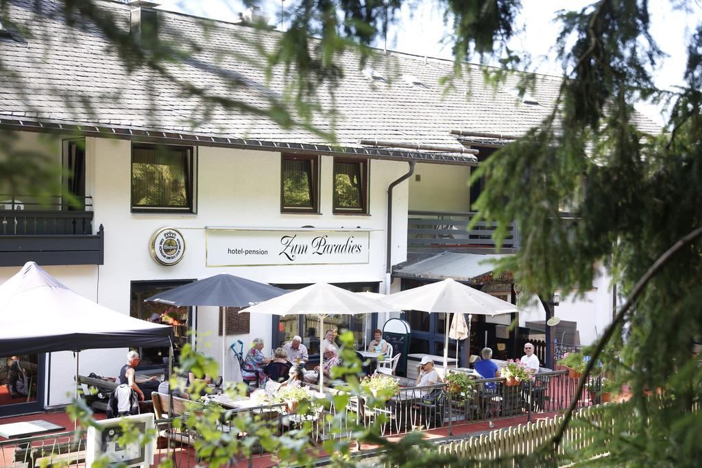 Hotel-Pension Zum Paradies Willingen (Upland) Exterior foto